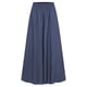 thumbnail image 2 of Pantalones de piernas anchas de verano para mujer, pantalones largos sólidos con cintura elástica MABOTO Pantalones de mujer, 2 of 5