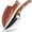 Wooden, variant on MYVIT Meat Cleaver 6-inch Stainless Steel Kitchen Knife Forged Hammered Butcher Knife with Sheath Non-stick Brisket Chopping Cutter