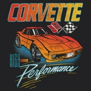 Men's General Motors Corvette High Performance Graphic Tee Black 2X Large