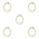 thumbnail image 1 of Sonducket 1 par de pendientes redondos de joyería moda para mujer regalo para amiga Vintage, 1 of 5