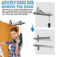 thumbnail image 6 of IMCBSTT Door Pivot Hinges Heavy Duty Hinges for Max 200 Lb Wood Doors ,Pivot Hinges for Hidden Door Bookcase,Secret Door shaft, 6 of 7