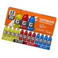 thumbnail image 3 of Gatorade Thirst Quencher Variety Pack Sports Drinks, Lemon Lime, Fruit Punch & Cool Blue, 20 oz Bottles, 12 Count Electrolyte Hydration Beverage Pack, 3 of 6