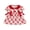 Red, variant on Cenuakty Toddler Baby Girls Summer Dress Back to School Apple Print Doll Collar Short Sleeve A Line Dress