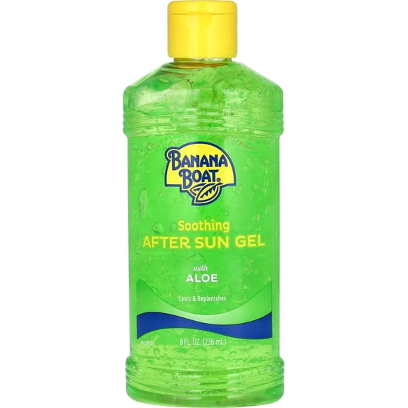 (2 pack) Banana Boat Soothing Aloe After Sun Gel - 8 Ounces