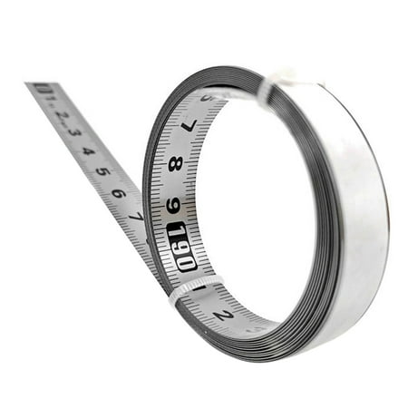 

adhesive tape Stainless Steel Adhesive Scale Precision Woodworking Guide Rail Self-Adhesive Tape Measure Metal Ruler with Glue C-100cm