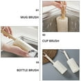 thumbnail image 4 of 3 Long Handle Bottle Brushes for Cleaning Cups with Assorted Colors and Set of 3, 4 of 7