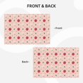 thumbnail image 3 of Rocae Strawberry Printed Heat Resistant Place Mats,Classic Hemstitch Cloth Fabric Placemats Imitation Linen Place Mat Table Mats 18x12 inch, 3 of 5