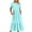 #28, variant on Busydd Womens Summer Dresses 2024 Flowy Tiered Pleated Maxi Dresses Short Sleeve Round Neck Beach Dress Fashion Casual Loose Sundress with Pockets