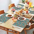 thumbnail image 2 of Pioneer Flower Floral Print Pattern Summer Placemats Table Placemats Set Of 4-Linen Kitchen Washable Placemats Table Mats 12x18 Inch Non-Slip Heat Resistant, 2 of 6