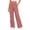 a-Brown40280, variant on Womens High Waist Wide Leg Pants With Front Patch Pockets Smooth Casual Relaxed Fit Trousers For Summer Commutes Smart Casual Outings Leisure Pants