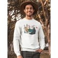 thumbnail image 2 of London River Design Sweatshirt Men -Image by Shutterstock, Male x-Large, 2 of 4