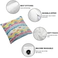 thumbnail image 6 of BANET Pillow Covers Set of 2, and Throw Pillow Covers for Kids Children Style Cloud Cushion Cases Softative Accent Pillow Cases for Bedroom Living Room 22x22in, 6 of 7