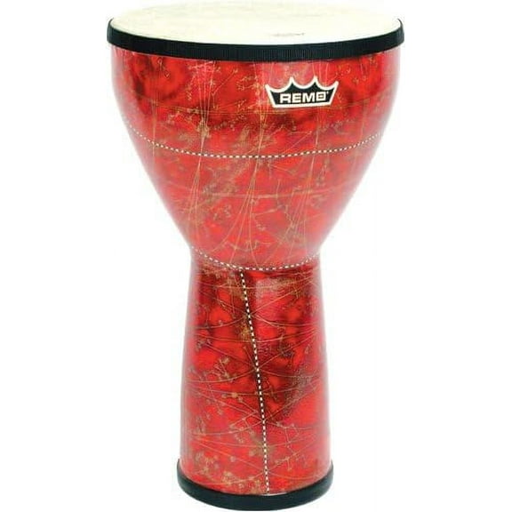Remo Medium (20" x 10") Festival Djembe, Constellation Burgundy Design