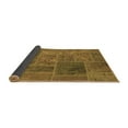 thumbnail image 2 of Ahgly Company Indoor Round Patchwork Brown Transitional Area Rugs, 7' Round, 2 of 4