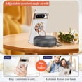 thumbnail image 4 of for Google Pixel 8 Pro Case with Ring Holder Magnetic Aesthetic Google Pixel 8 Pro Phone Case Silicone Soft TPU Thin White Cover 360° Rotatable Metal Kickstand (White), 4 of 14