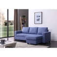 thumbnail image 3 of Nathaniel Home 73022-40BL Alexandra Alexandra Convertible Sectional, 80 x 30 x 33 in., 3 of 9