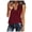 Red2, variant on yunLCZ Women's Cap Sleeve Tank Tops Loose Shirts Sleeveless Fitting Neck Knit V Solid Womens Fashion Tee Tops Women's Blouse