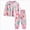 A127-Pink, variant on Boys 2‑Piece Christmas Pajama Set with Holiday Print,Holiday Fabric Sleepwear for Boys 2-3 Years