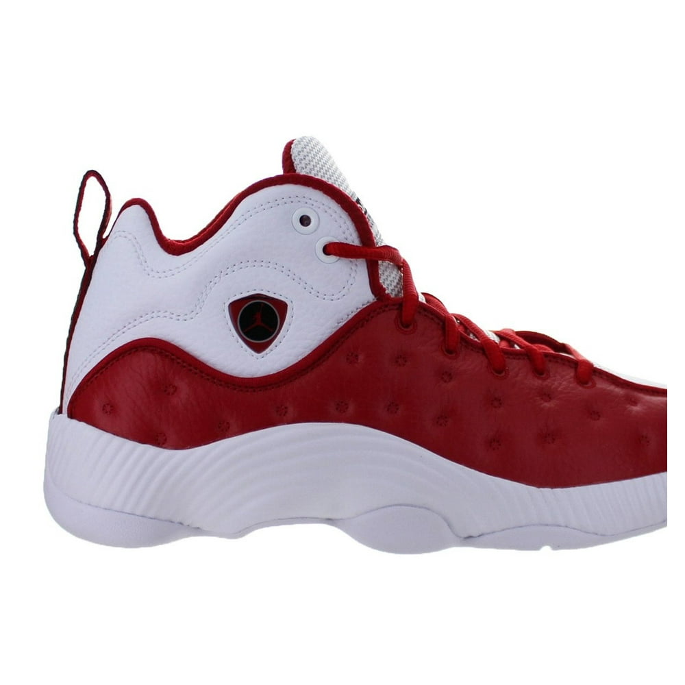 jumpman jordans red and white
