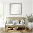 thumbnail image 2 of Amanti Art Custom Wall and Bathroom Mirror (34.5 x 37.5 in.), Brushed Nickel Frame, 2 of 7