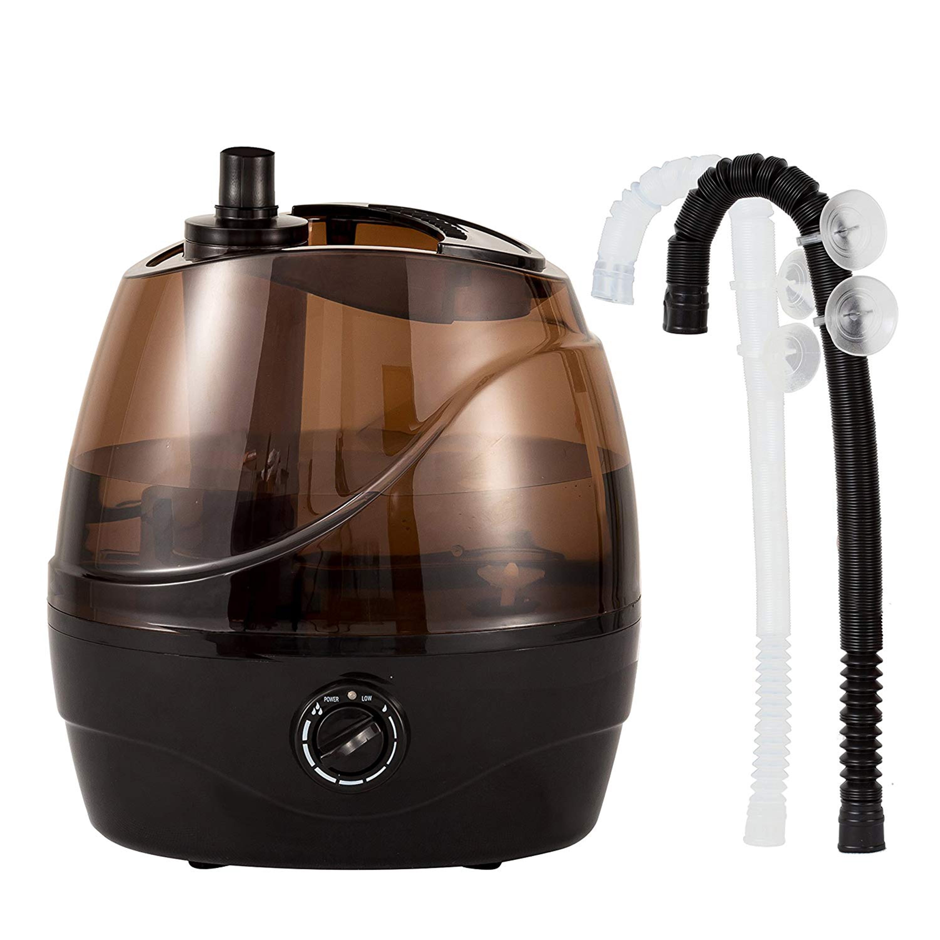 WATFOERS Mist Humidifier Amphibians & Reptile,4L with Hose Adjustable Terrarium Reptile Fogger Humidifier Accessories