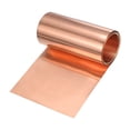 thumbnail image 1 of Rollo de hoja de cobre Uxcell, 2000 x 100 x 0.05mm/ 6.56ft x 3.9" x 0.002" rollo de lámina de cobre para reparaciones en el hogar/bricolaje, 1 of 7