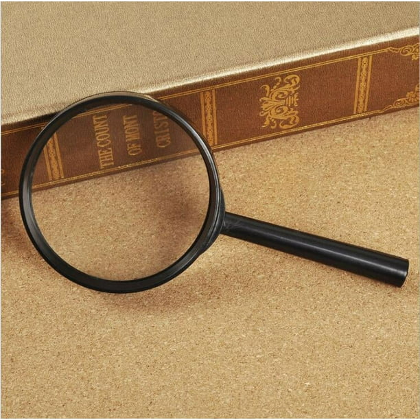 3 Pack 10x Magnifier Magnifying Glass For Kids Reading, Non-slip Handheld  Magnified Glass, 75mm Large Magnifying Glasses For Close Work, Science