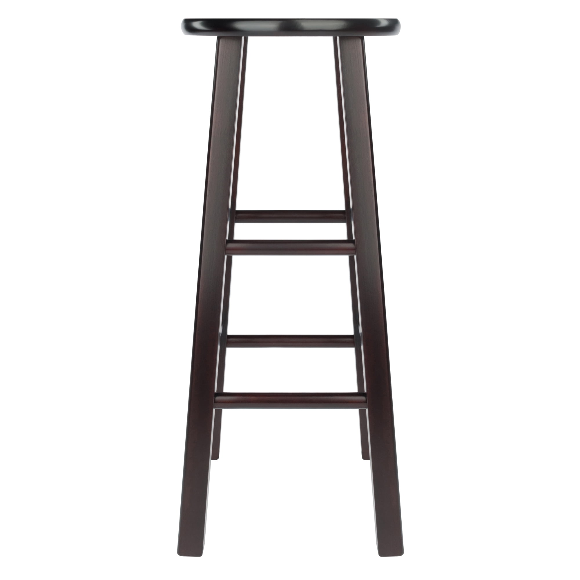 Winsome Element 2-Piece Bar Stools, Espresso Finish