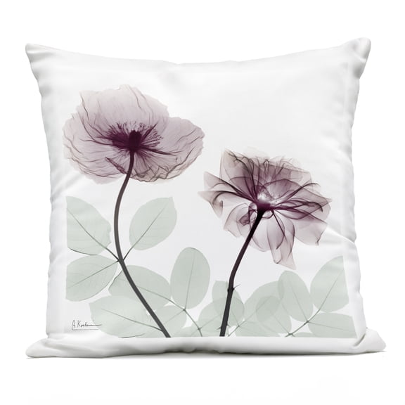 Stupell Industries Mauve Blossoms Duo Design by Albert Koetsier Outdoor Printed Pillow