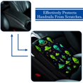 thumbnail image 5 of Alien Soft Comfortable Furry Printed Armrest Accessory Car Armrest Pad 12.5x8.2 Inch, 5 of 6