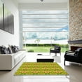 thumbnail image 7 of Ahgly Company Machine Washable Indoor Square Transitional Chameleon Green Area Rugs, 6' Square, 7 of 7