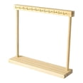 thumbnail image 2 of FVDPWYE Necklace Display Holder Jewelry Display Rack Wood Anti Slip Base Necklace Hanger 12 Hooks, 2 of 7