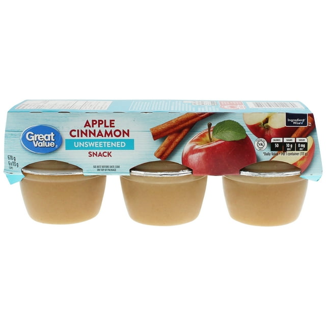 Great Value Unsweetened Apple Cinnamon Snack