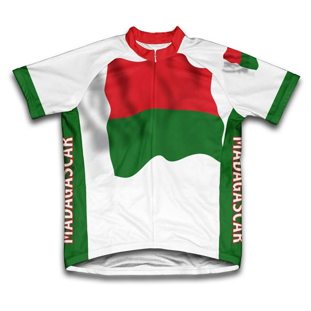 Download ScudoPro - Madagascar Flag Short Sleeve Cycling Jersey for ...