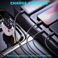thumbnail image 4 of SUNDA 48W/9.6A USB Fast Car Charger, 4-Ports Car Charger Adapter for Apple and Android Smart-Phones, Car Phone Smart, 4 of 5