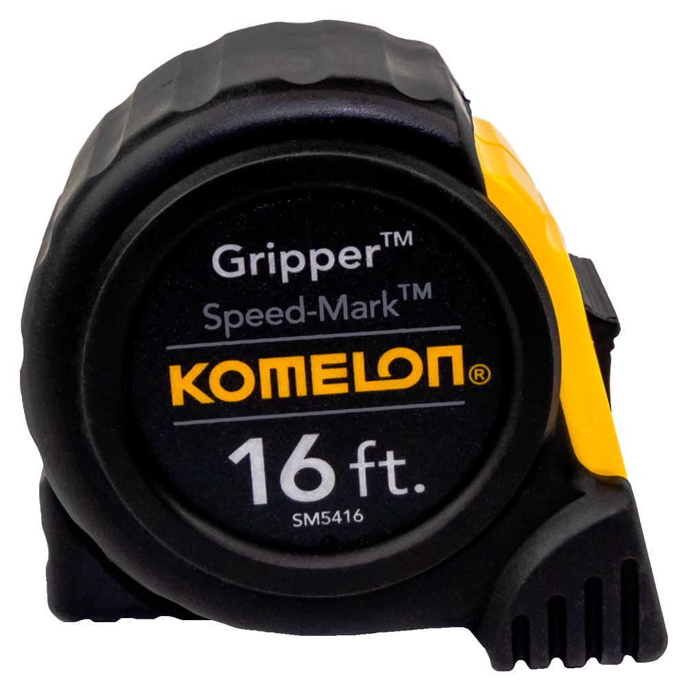 Komelon SM5416 16ft Speedmark Gripper Tape Measure
