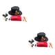 thumbnail image 4 of Billuyoard Snowman Dress Up Kit Household Scene Exquisite Christmas Outdoor Landscaping Interesting Layout Set Decoration Prop 1# 2Conjunto, 4 of 6
