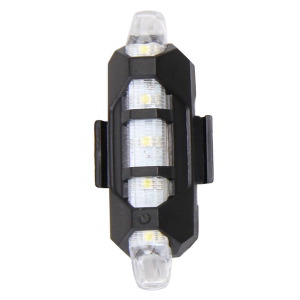LED Tail USB Light Bike Rear 5 Bicicleta Ciclismo Recargable Advertencia Rojo