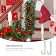 thumbnail image 3 of Gymnture Christmas Candy Cane Wire Wreath Frames for DIY Party Decor, 3 of 10