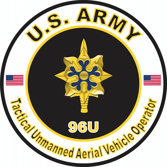 3.8 Inch U.S. Army MOS 96U Tactical Unmanned Aerial Vehicle Operator