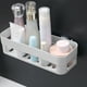 thumbnail image 4 of Estante de pared multifuncional Seplovoe organizador de baño de ABS estante compacto para cosméticos ahorra espacio fácil de limpiar blanco 25 x 95 x 75 cm ideal para espacios pequeños estilo moderno, 4 of 6