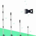 thumbnail image 4 of JIhuahe 2 in 1 Long Handle Manual Weed Puller Tool, 60" Hand Rake and Garden Hoe Combo, Ergonomic Gardening Tool for Efficient Weeding and Soil Cultivation,Black, 4 of 7