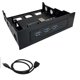 thumbnail image 1 of 4 Ports Front Panel Hub 6Gbps Internal Metal USB Hub with USB-Cand3 USB 3.0 Ports Computer Optical Drive Front Panel, 1 of 5
