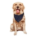 thumbnail image 5 of Naloa Navy Dark Blue Dog Bandanas 1PC Washable Triangle Dog Scarfs Premium Durable Fabric, for Small Medium Large Dogs and Cats, 5 of 6