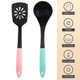 thumbnail image 3 of Utensilios de cocina de nailon, pala para freír antiadherente, cuchara densa, más cocina de cocina, sistema de 2 piezas, 3 of 5