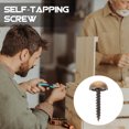 thumbnail image 2 of 8pcs Mirror Screws Brass Decorative Caps Screws Arts Crafts Fasteners Nails, 2 of 5