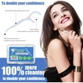 thumbnail image 3 of 400 Count Dental Floss Picks – Built-in Toothpicks for Deep Cleaning Comfortable Handle to Remove Plaque & Protect Gums Family Pack with 50 per Portable Case Adults Kids, 3 of 4