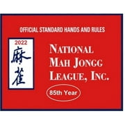 National Mah Jongg League 2022 Standard Size Card - Mah Jongg Card - Official