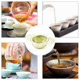 thumbnail image 5 of Paquete de 2 coladores de té plateados de acero inoxidable con tazón colador de té para té suelto, malla fina para boca de taza de 2,5-4 pulgadas, 5 of 5