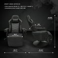 RESPAWN-900 Racing Style Gaming Recliner, Reclining Gaming Chair, in
